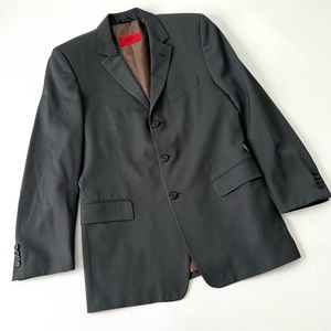 HUGO BOSS • Albo Hago Single breasted blazer suit jacket